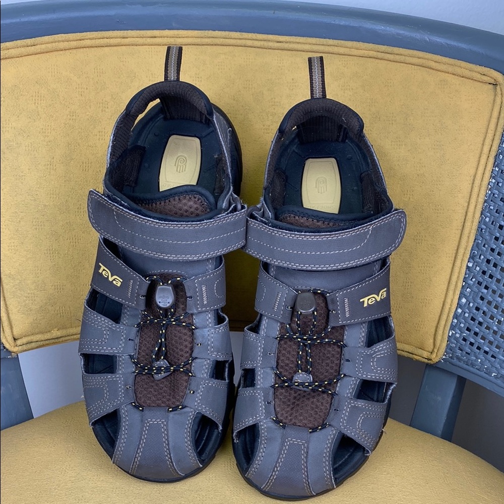 Teva Forebay Turkish Coffee Sandals Men’s 10 - Picture 2 of 9